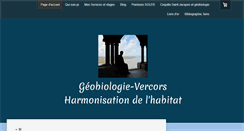 Desktop Screenshot of geobiologie-vercors.com